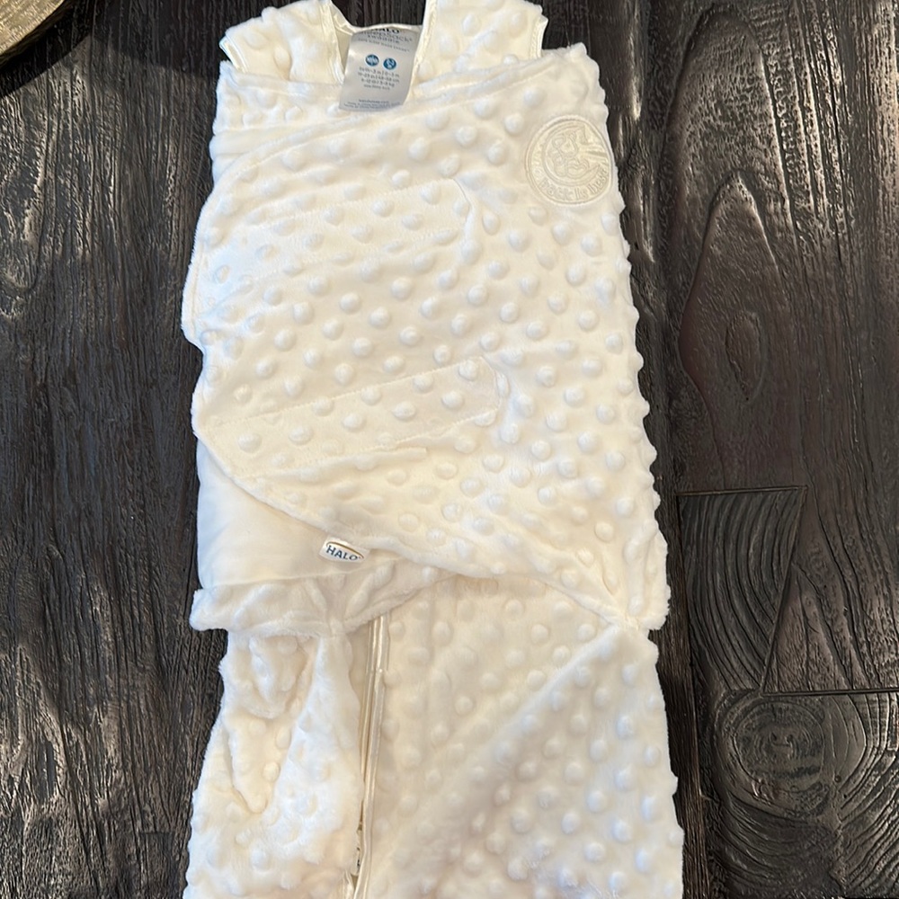 Halo sleep sack swaddle - newborn-3 months - white